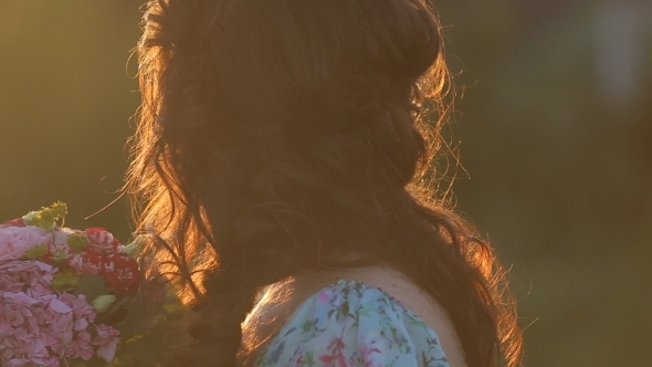 Beautiful Girl In Sunlight