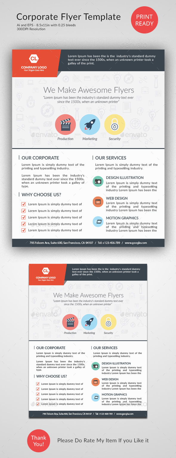 Creative Flyer Template - Corporate Flyers