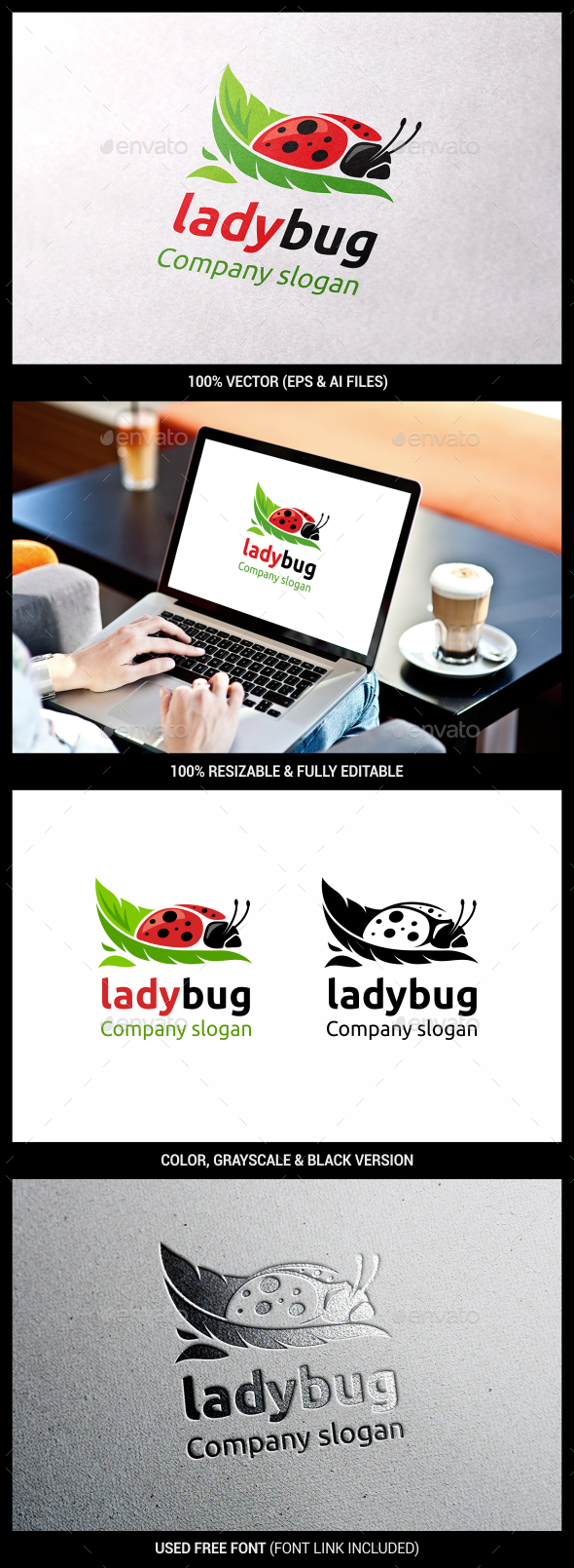 Bug - Animals Logo Templates