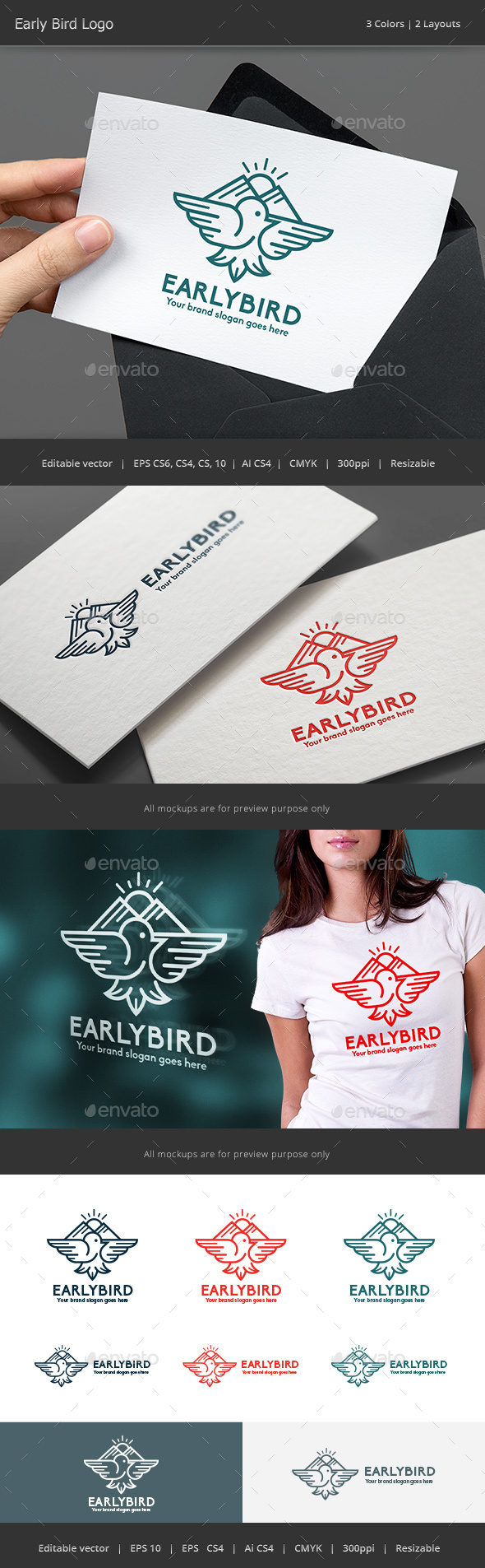Early Bird Logo - Nature Logo Templates