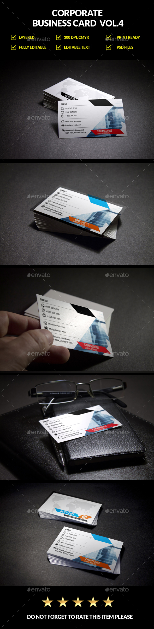 Corporate Business Card Vol.4 - Corporate Business Cards