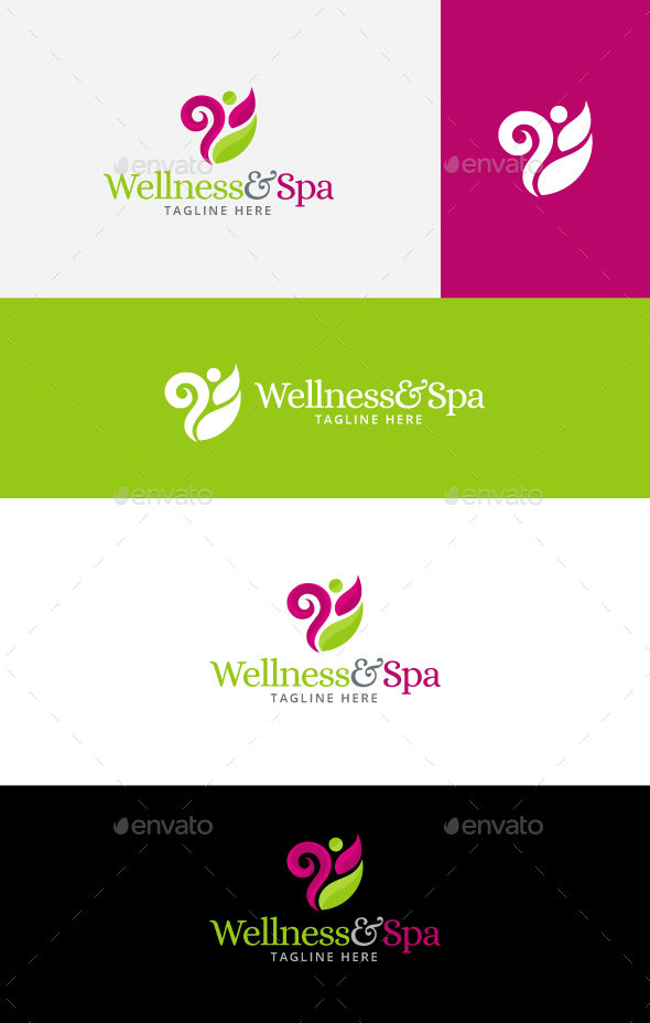 Wellness and Spa Logo - Nature Logo Templates