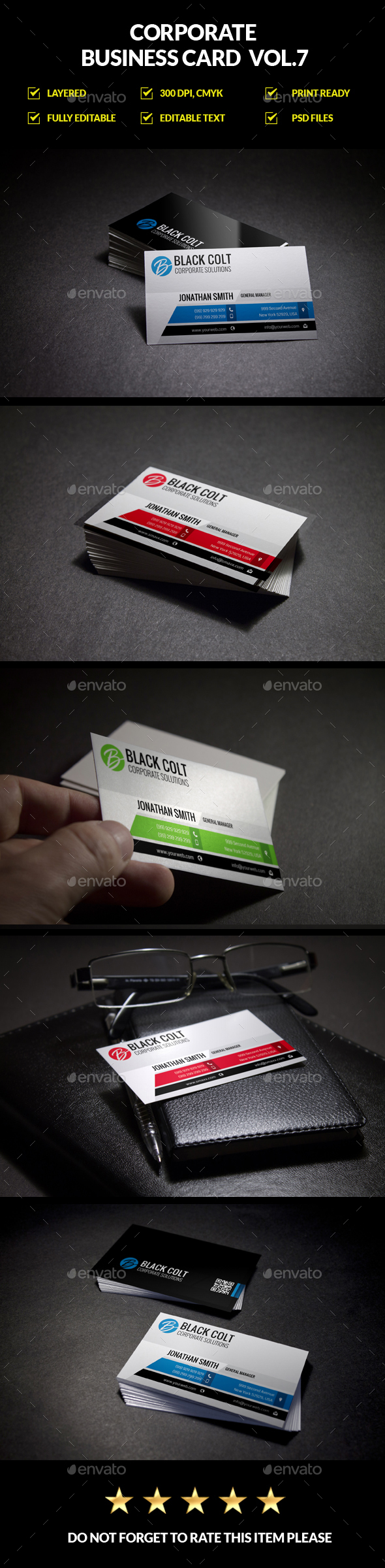Corporate Business Card Vol.7 - Corporate Business Cards