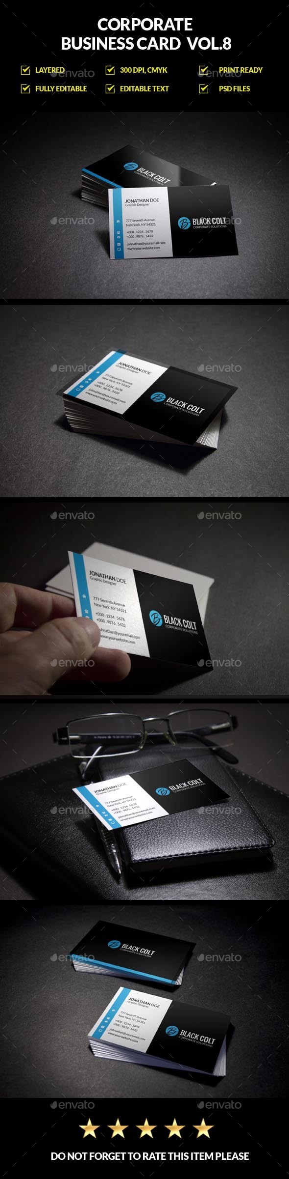 Corporate Business Card Vol.8 - Corporate Business Cards