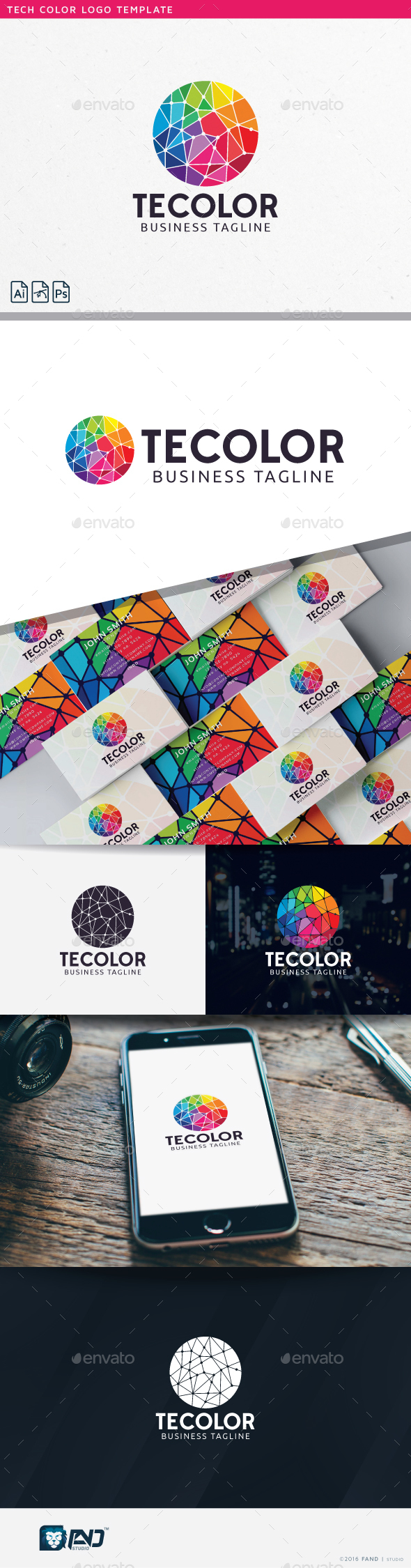 Tech Color - 3d Abstract