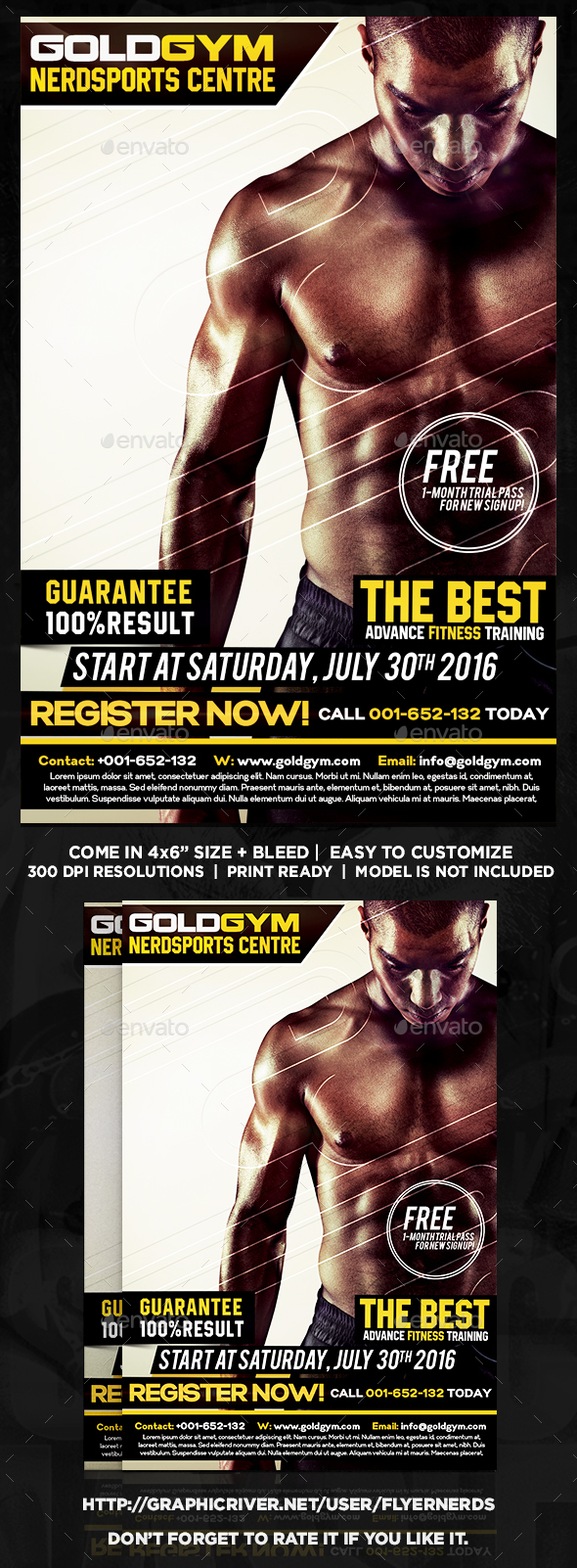 Gym Promotion Sports Flyer