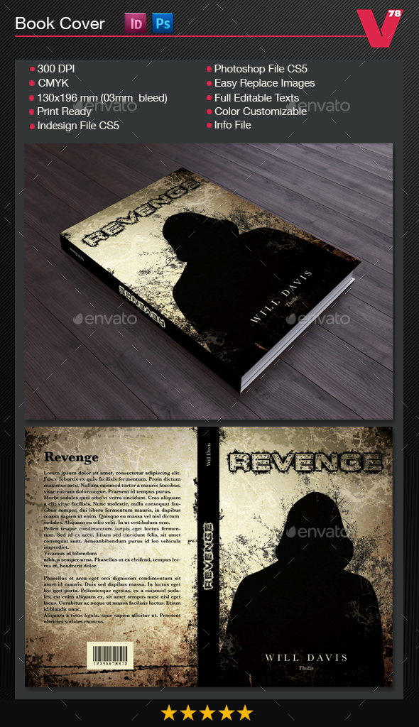 Book Cover - Miscellaneous Print Templates