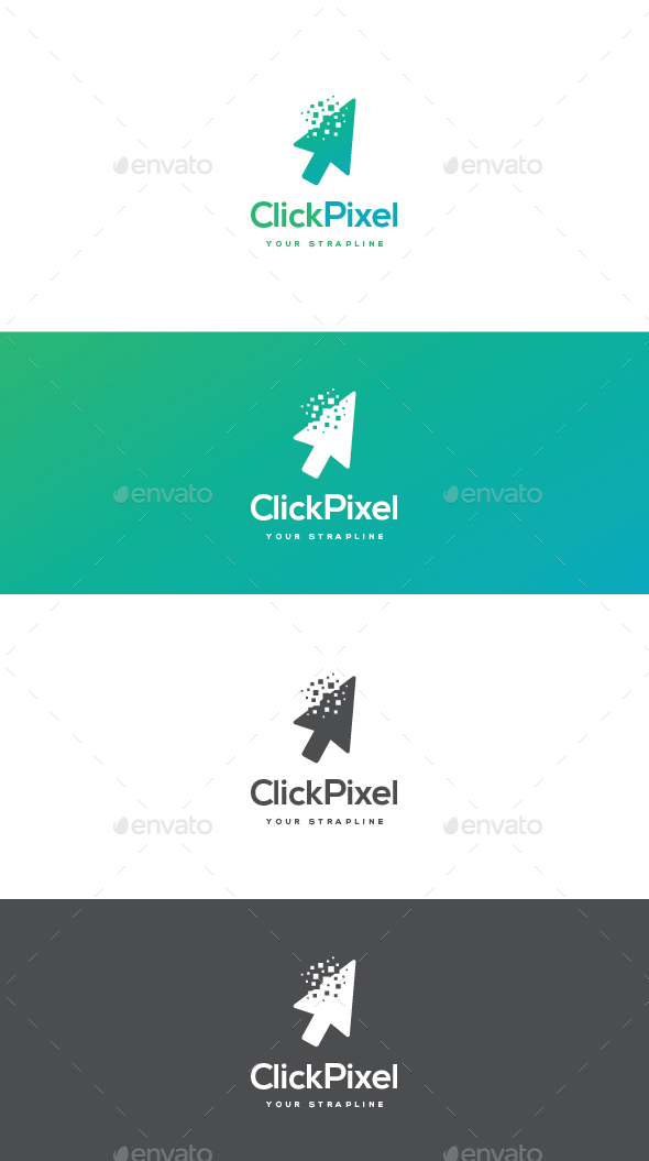 Click Pixel Logo - Symbols Logo Templates