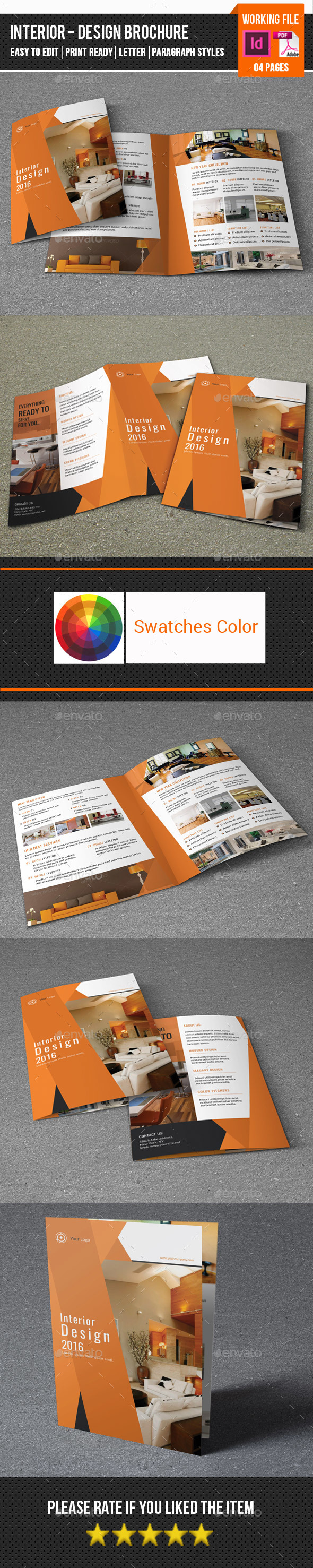 Interior Design Brochure-V343 - Corporate Brochures