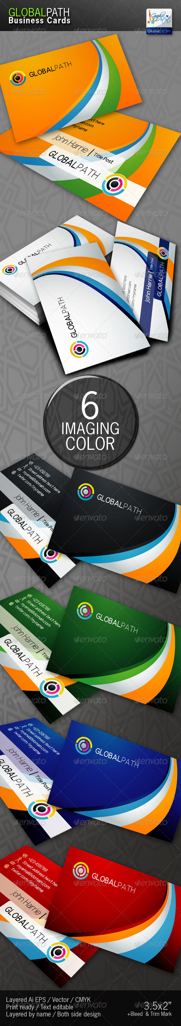 GlobalPath Business Cards - Corporate Business Cards