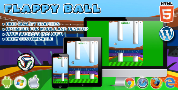 Flappy Ball - CodeCanyon 6860303
