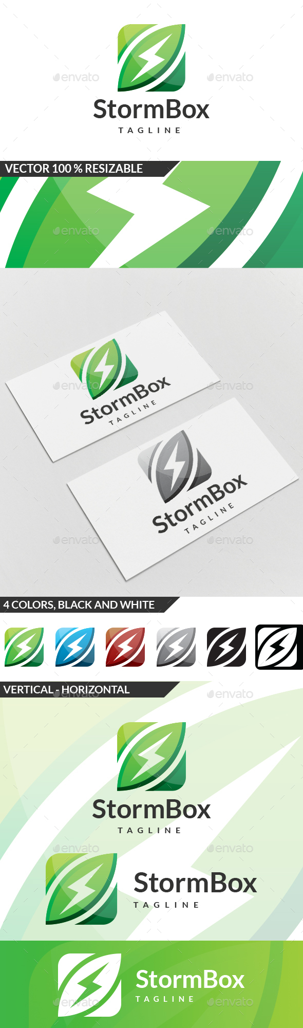 Storm Box Logo - Symbols Logo Templates