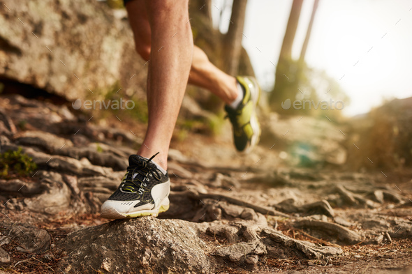 Trail running shoes - Stock Photo - Images