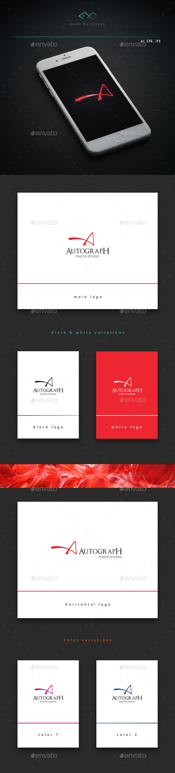 Autograph - Letters Logo Templates