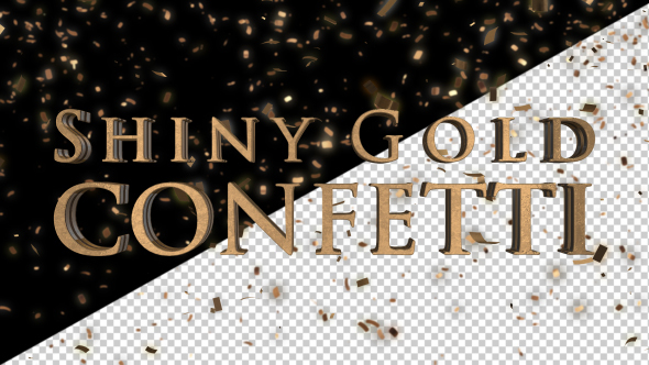 Shiny Gold Confetti
