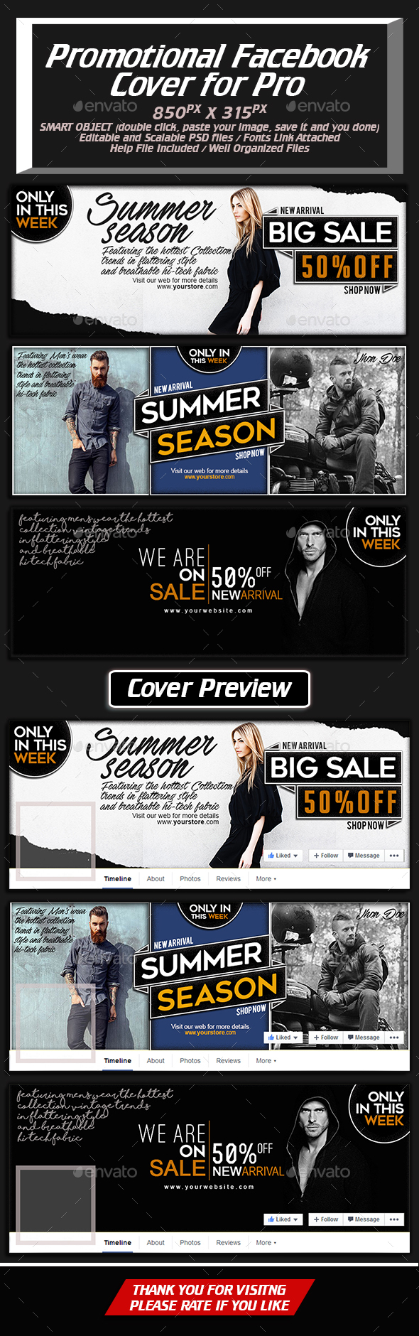 Promotional Facebook Cover For Pro - Facebook Timeline Covers Social Media
