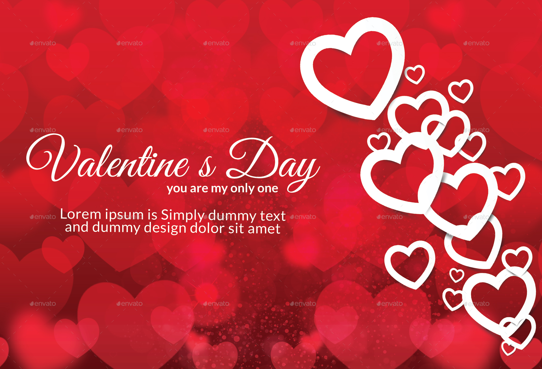 Valentines Day Post Cards 10 Designs By Hyov Graphicriver