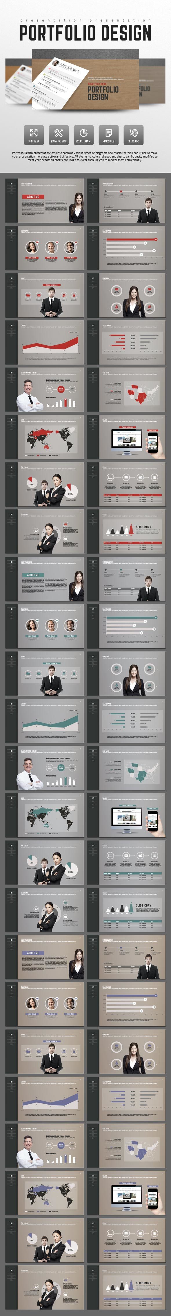 Portfolio Design - PowerPoint Templates Presentation Templates