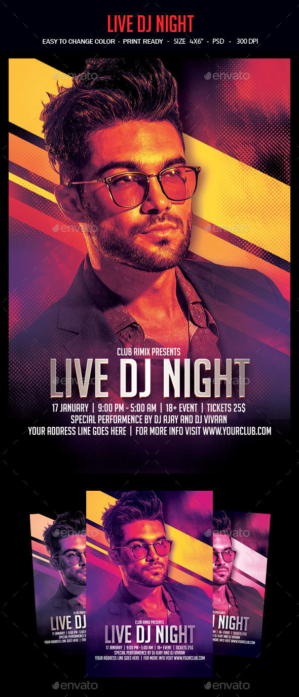 Live Dj Night - Clubs & Parties Events