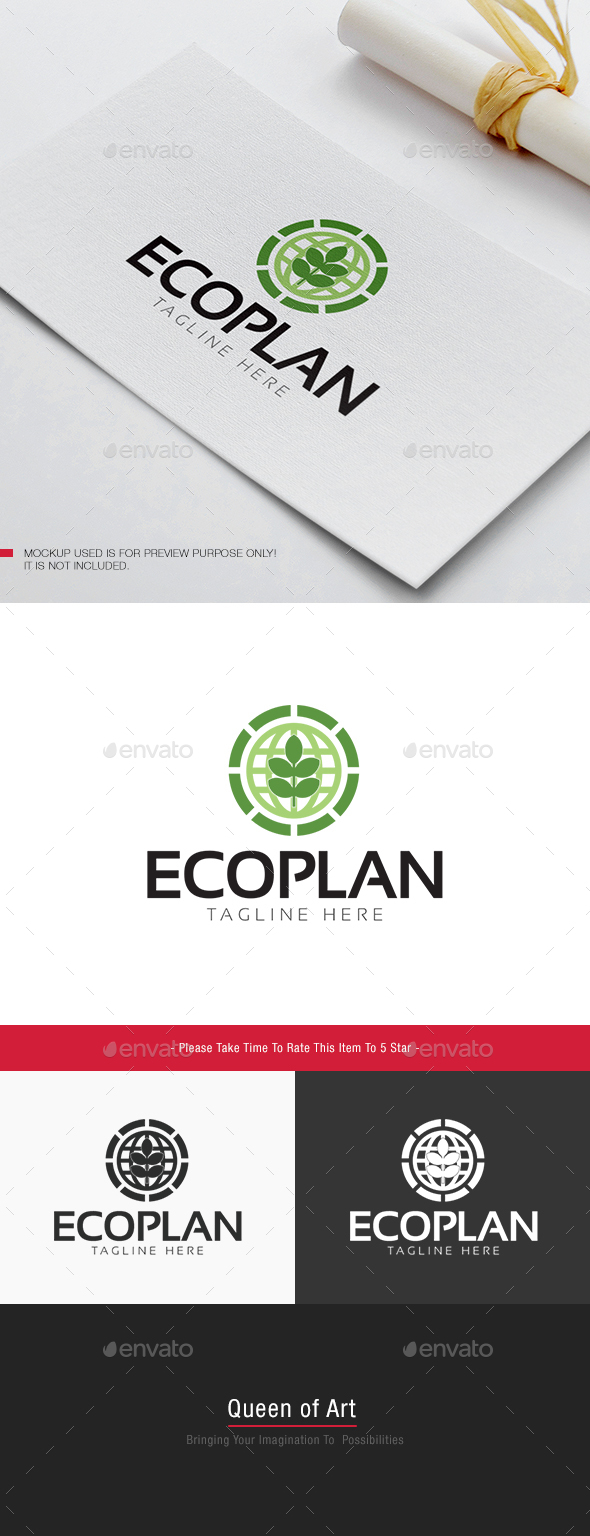 Eco Plant Logo - Nature Logo Templates