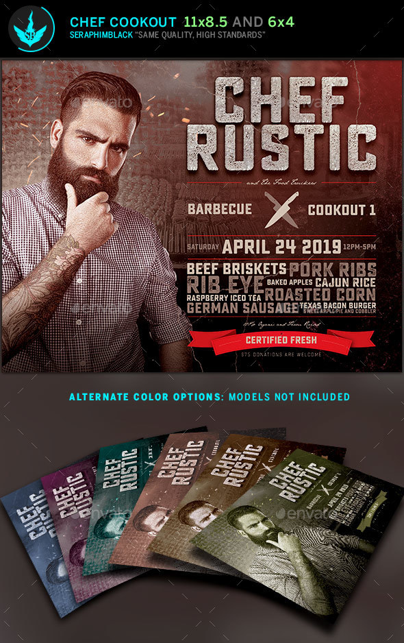 Chef Cookout Flyer Template - Events Flyers