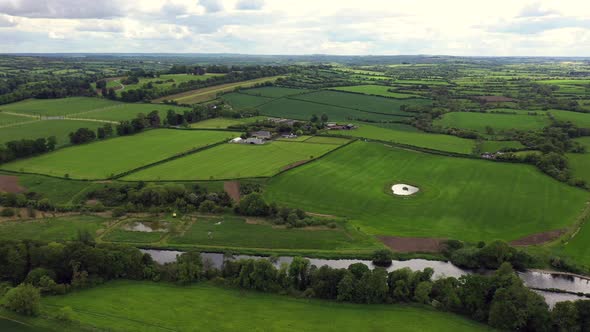 The Battle Of The Boyne Field in County Louth, Ireland.