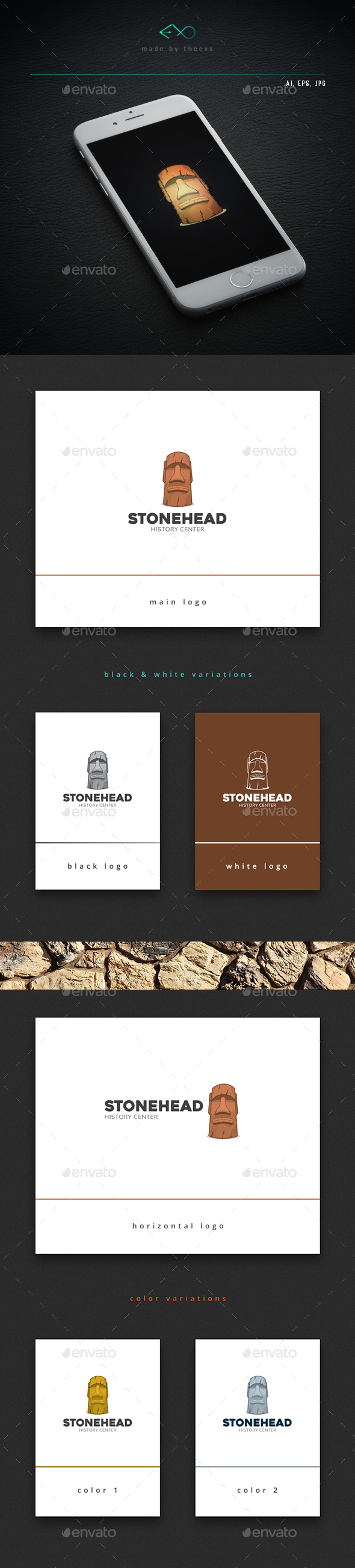 Stonehead - Objects Logo Templates