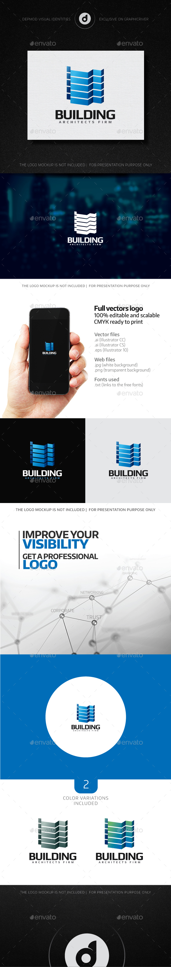 Building Logo - Buildings Logo Templates