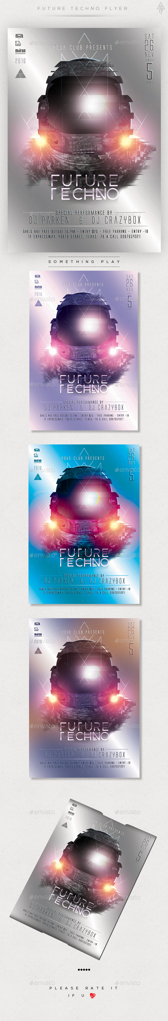 Future Electro Flyer - Clubs & Parties Events