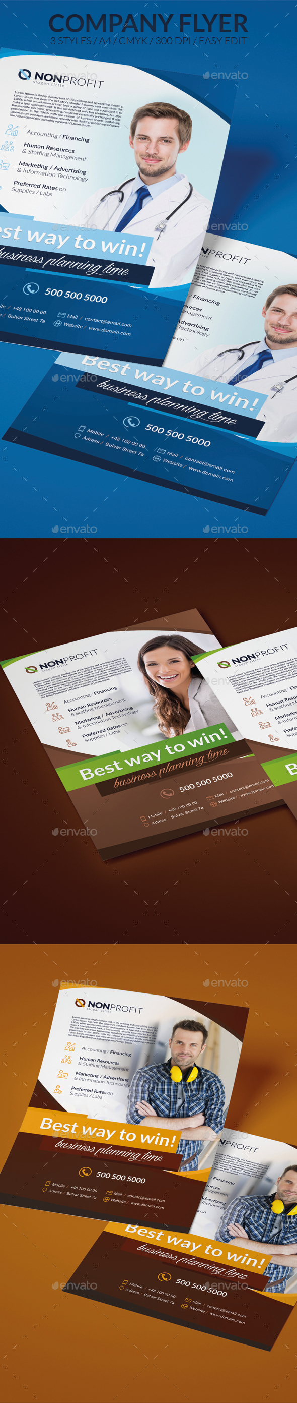 Company Flyer Template - Corporate Flyers