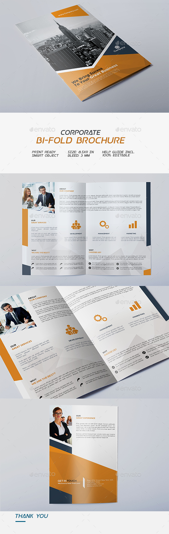 Corporate Bifold Brochure - Corporate Brochures