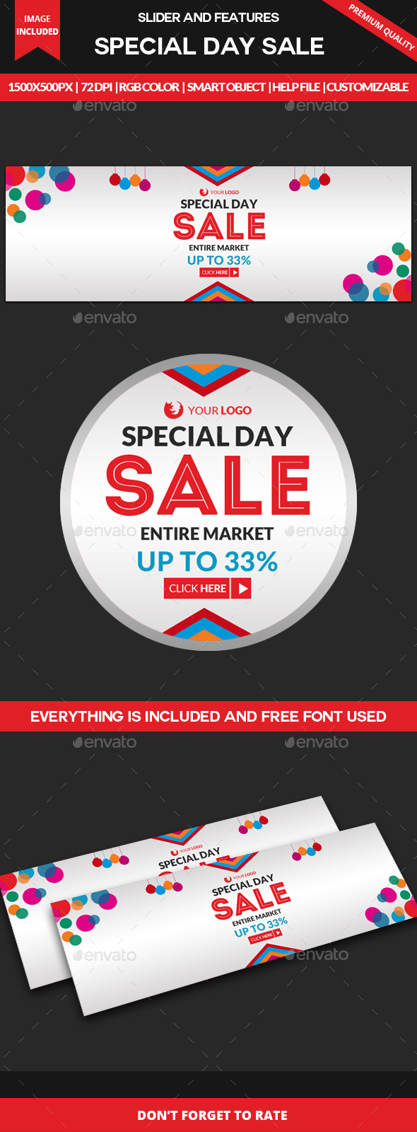 Sale Slider - Sliders & Features Web Elements