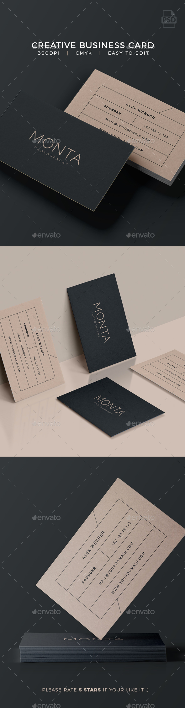 Creative Business Card - Monta - Creative Business Cards