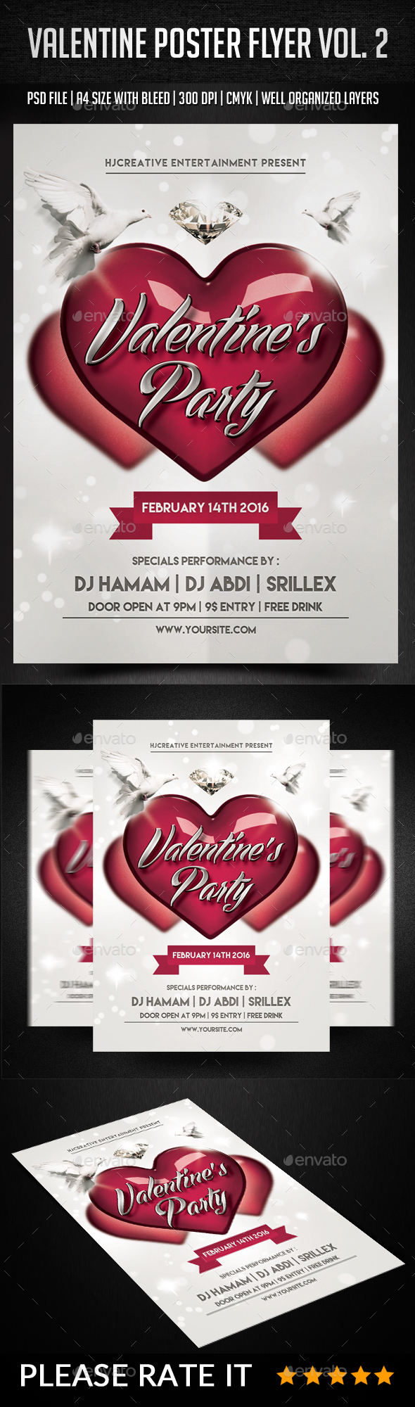 Valentine Poster Flyer Vol. 2 - Events Flyers