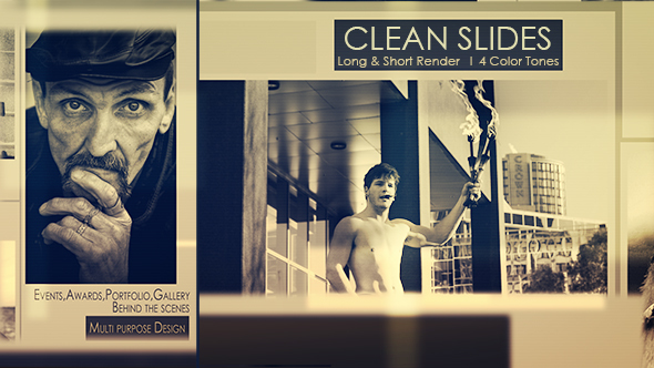 Clean Slides - VideoHive 14488911