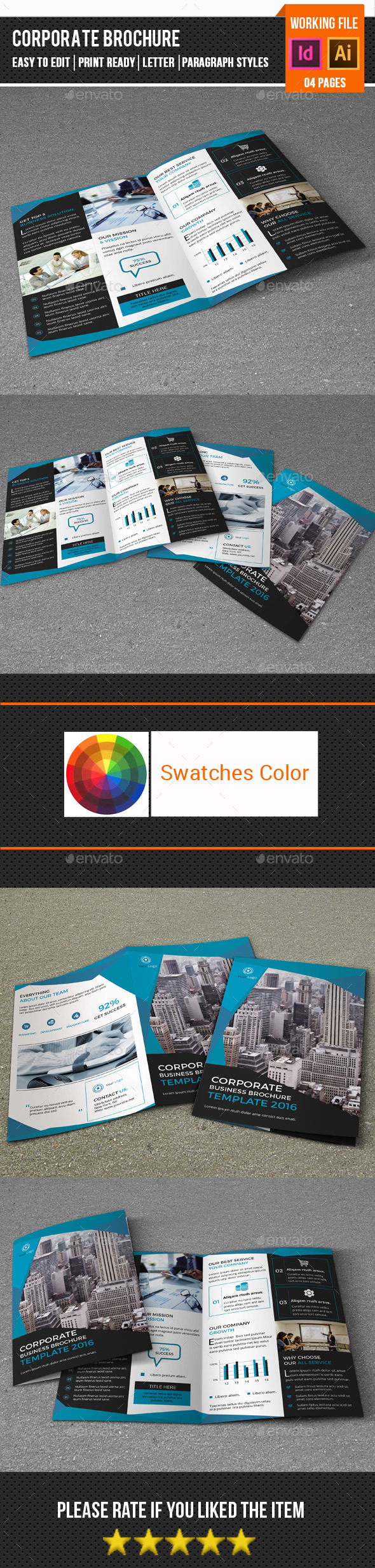 Corporate Brochure Template-V346 - Corporate Brochures