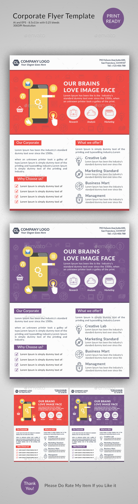 Corporate Flyer Template - Corporate Flyers