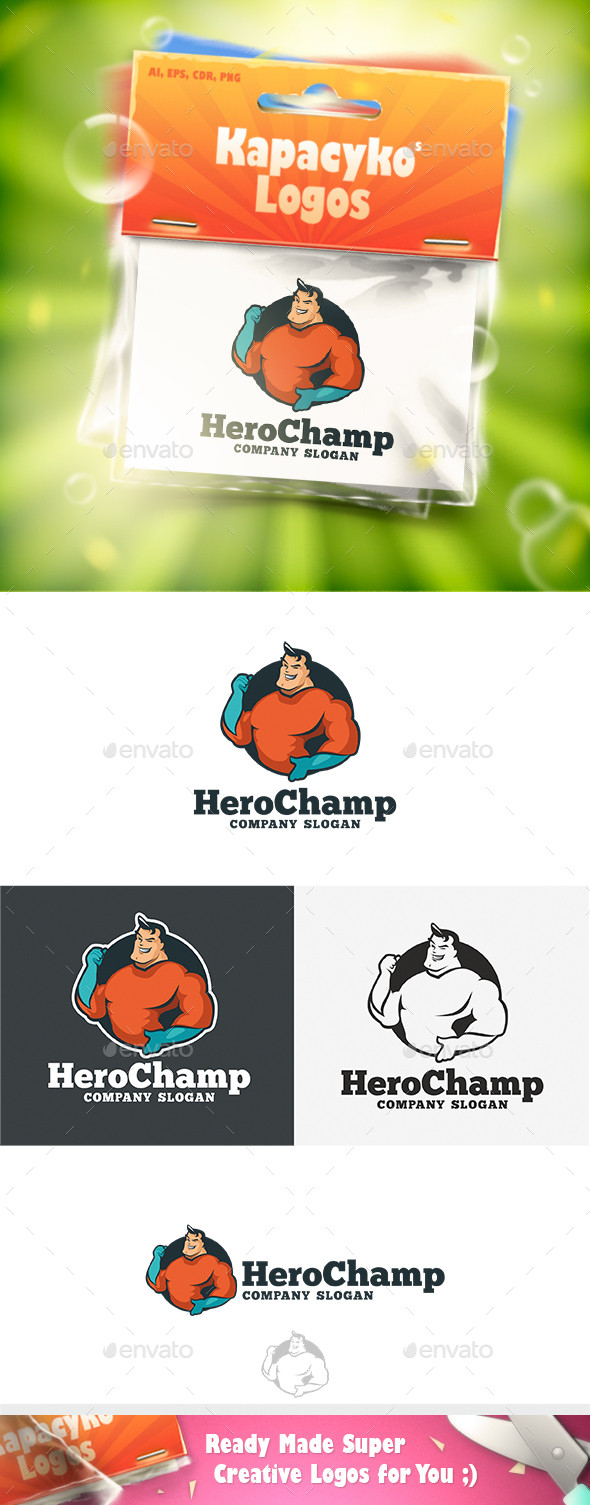 Hero Champ Logo - Humans Logo Templates