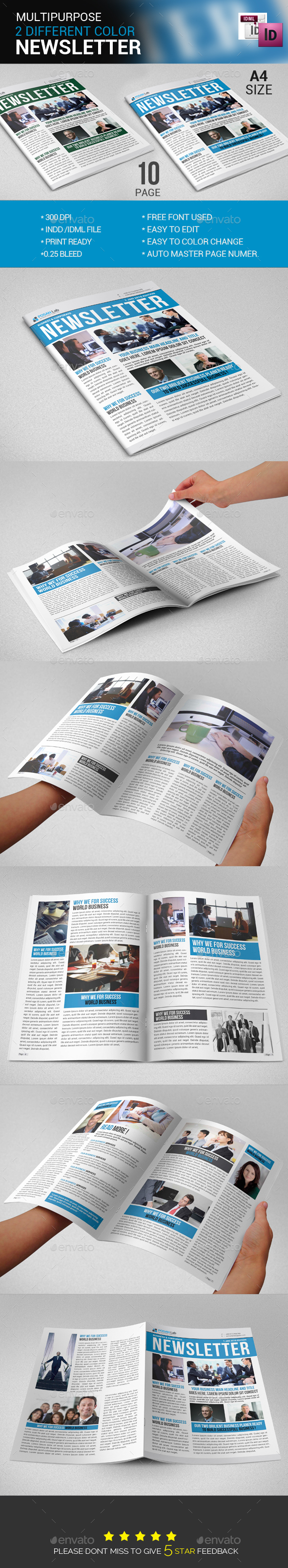 Newsletter - Newsletters Print Templates