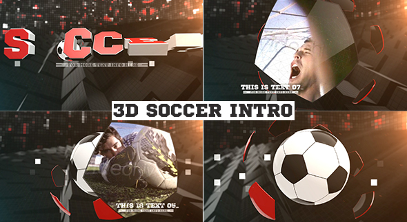 3D Soccer Intro - VideoHive 14494939