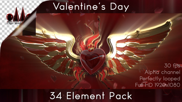 Valentines Day Element Pack