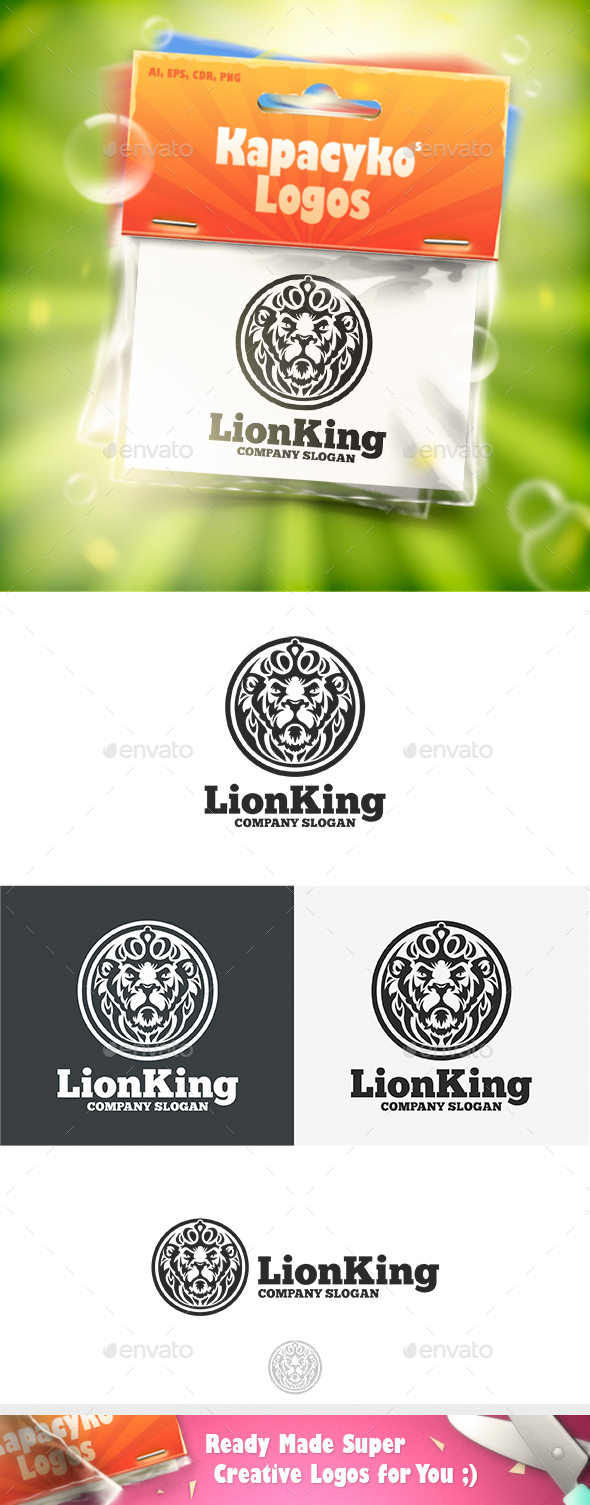 Lion King Logo - Animals Logo Templates