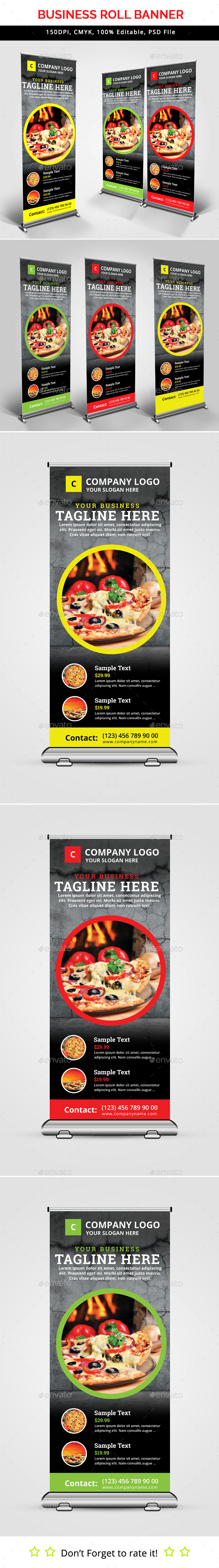 Business Roll Up Banner V24 - Signage Print Templates