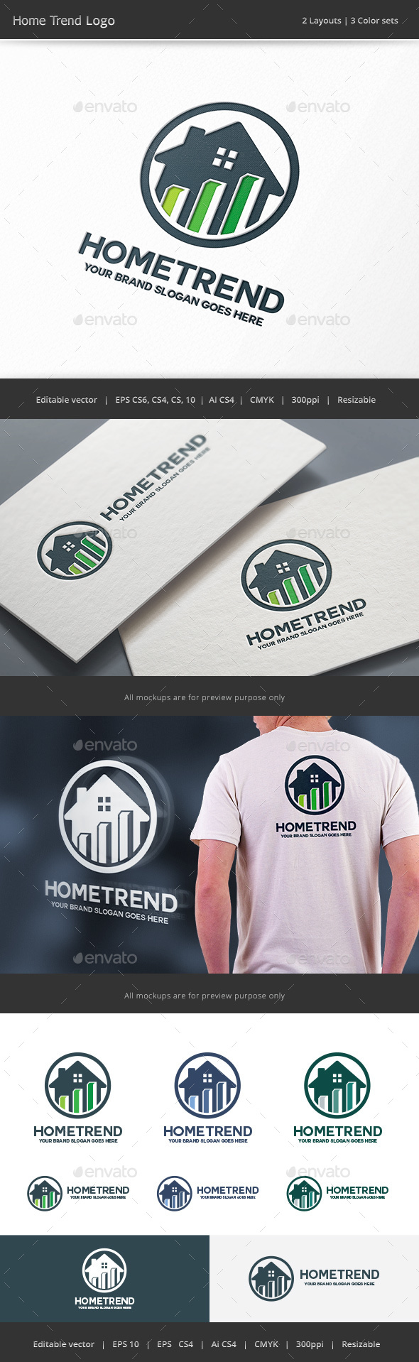 Home Trend Logo - Vector Abstract