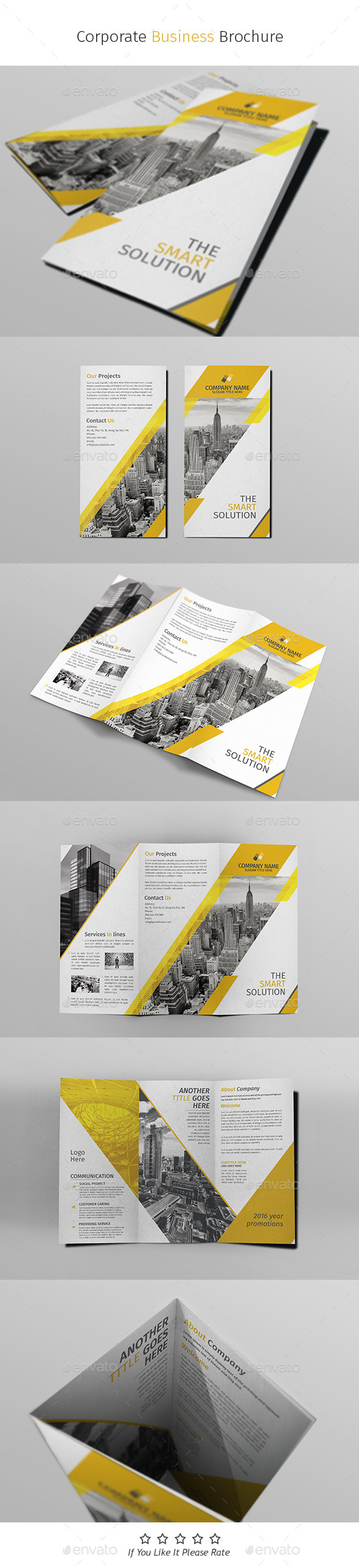 A4 Corporate Business Flyer Template Vol 03 - Corporate Brochures