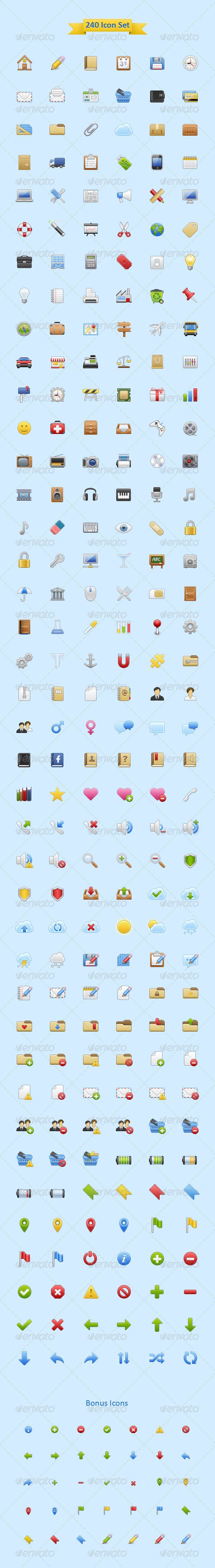 240 Web Icons - Web Icons