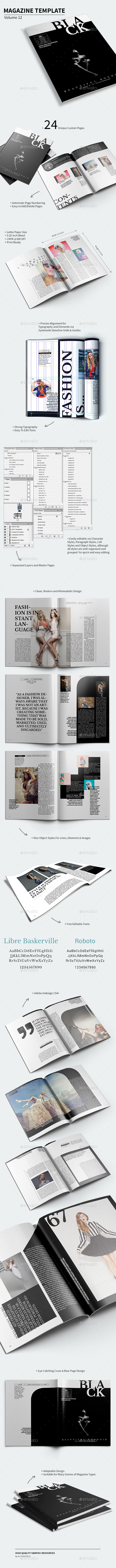 Magazine Template - Volume 12 - Magazines Print Templates