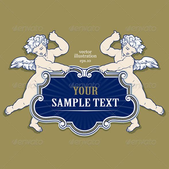 Wing Cupid Angel Frame Background - People Characters