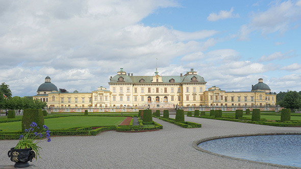 View of Drottningholm Palace, Stockholm, Sweden