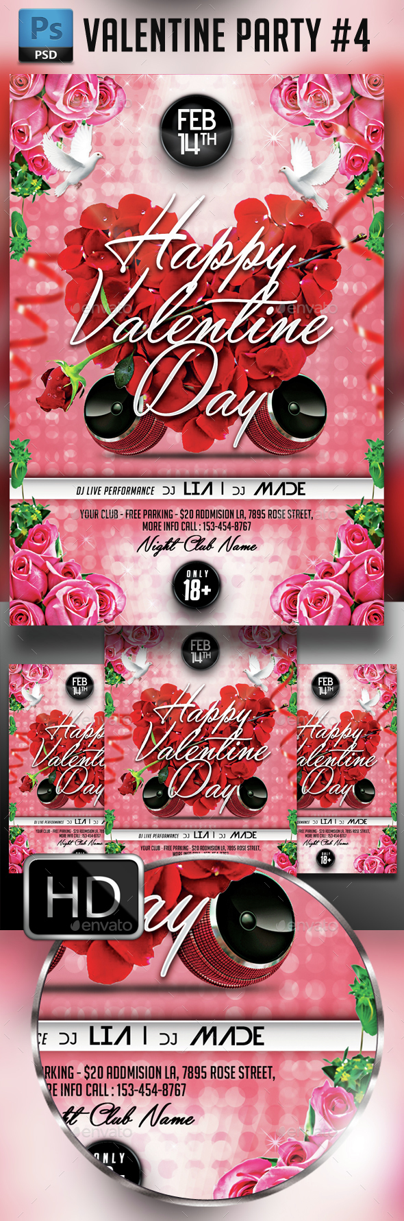 Valentines Days - Events Flyers